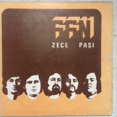 ffn zece pasi 1976 disc vinyl lp muzica hard rock electrecord STM EDE 01184 VG