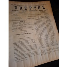Dreptul, Revista de legislatiune, doctrina, jurisprudenta, economie politica,Anul XXXIV Nr.63 1905 - C.G.Dissescu, V.Athanasovici, Paul Negulescu, Al.