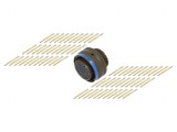 Conector militar aurit drept 19 mufă mamă