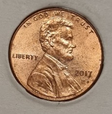 1 cent USA - SUA - 2017 P foto