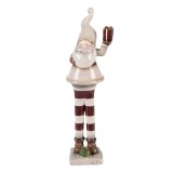Cumpara ieftin Figurina Mos Craciun ceramica multicolora 9x8x30 cm
