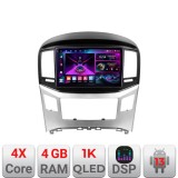 Navigatie Hyundai H1 Starex 2016- A-H1 4+64 InCell Display 1K Android Waze USB Navigatie Internet Youtube Radio