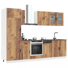 vidaXL Set de dulapuri de bucătărie 8 piese &bdquo;Kalmar&rdquo; Lemn vechi lemn 3314799