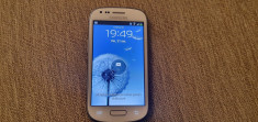 Smartphone Samsung Galaxy S3 Mini I8190N Alb Liber retea livrare gratuita! foto