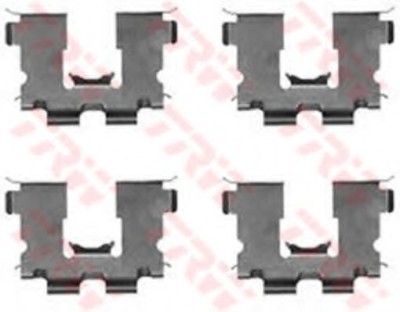 Set accesorii, placute frana SUZUKI VITARA (ET, TA) (1988 - 1998) TRW PFK321 foto