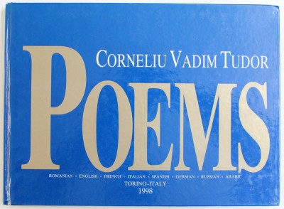 POEMS de CORNELIU VADIM TUDOR , 1998 *DEDICATIE foto