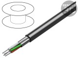 Cablu RS232 4x24AWG ecranat cu folie Al-PET PVC