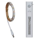 Banda LED, Lamba, 1m, Albă, Senzor De Mișcare, Baterii AAA, 3000K, Oem