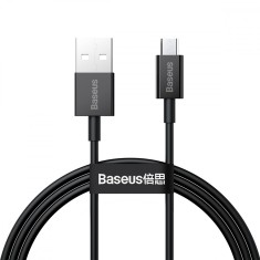CABLU alimentare si date Baseus Superior, Fast Charging Data Cable pt. smartphone, USB la Micro-USB 2A, 1m, negru &amp;quot;CAMYS-01&amp;quot; (timbru verde 0.08 lei) - foto