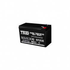 Acumulator AGM VRLA 12V 10A dimensiuni 151mm x 65mm x h 95mm F2 TED Battery Expert Holland TED002730 (5)