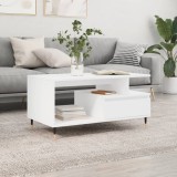 Cumpara ieftin Măsuță de cafea, alb, 90x49x45 cm, lemn prelucrat