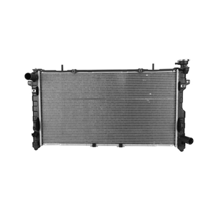 Radiator racire Chrysler Voyager, 2001-2008, Motorizare 2, 4 110kw Benzina, tip climatizare cu/fara AC, cutie M/A, dimensiune 770x408x32mm, Cu lipire