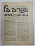 FALANGA LITERARA SI ARTISTICA , ZIAR SAPTAMANAL , ANUL I, NR. 7 , DUMINICA 21 FEBRUARIE , 1910