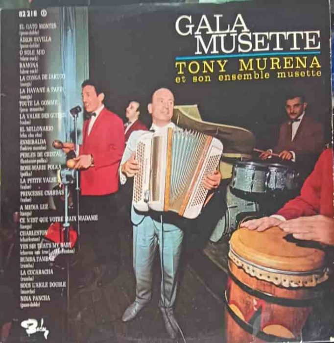Disc vinil, LP. Gala Musette-Tony Murena Et Son Ensemble Musette