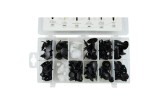 TRUSA DE CLIPS DE PLASTIC - UNIVERSAL 128 PCS