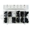 TRUSA DE CLIPS DE PLASTIC - UNIVERSAL 128 PCS
