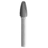 HiKOKI 780759 - Freza cu carburi metalice 6x18x50 mm tija 6 mm forma F (conica cu cap rotunjit) tais dublu