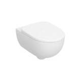 Set vas WC suspendat, Geberit, Selnova Premium, cu capac, 53 x 36 cm, alb