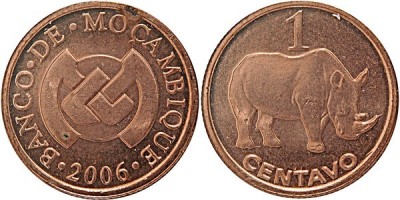 Mozambic 2006 - 1 centavo UNC foto