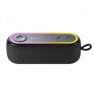 Boxa Portabila Bluetooth HAVIT SK810BT, 7W, RGB, Waterproof, Neagra foto