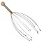 Dispozitiv Masaj Capilar - Efect de Relaxare, 12 Brate Metalice, Otel Inoxidabil, 20cm Diverse culori Galben