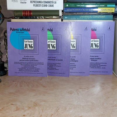 CARL GUSTAV JUNG - PUTEREA SUFLETEASCA ( ANTOLOGIE ) * 4 VOL. , 1994 * foto