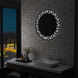 Oglinda cu LED de baie, 80 cm GartenMobel Dekor, vidaXL
