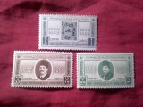 Serie mica Egipt 1946 - 80 Ani Timbrul Egiptean 3 valori ( din 4 valori )