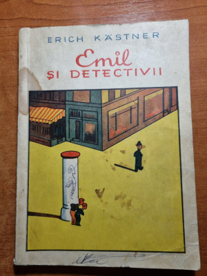 carte pentru copii - emil si detectivii - din anul 1962 foto