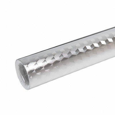 Autocolant pentru buc&amp;Auml;t&amp;Auml;rie, flippy, tip folie de aluminiu, rezistent la ulei, umezeal&amp;Auml;, temperaturi inalte, pentru dulapuri, perete, blat, arginti foto