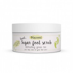 Scrub pentru picioare cu ceai verde racoritor, 125g, Nacomi