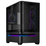 Carcasa asus ap202 small tower argb negru tempered glass sloturi expansiune 4 drive bays: 2x2.5/3.5