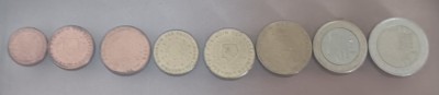 D12 - Set complet monede - euro - Olanda - emis in 2001 foto
