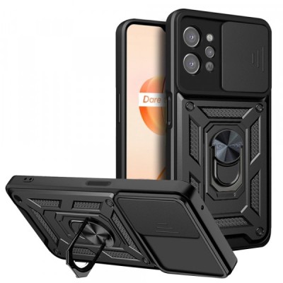 Husa pentru Realme C31, Techsuit, CamShield, Neagra foto