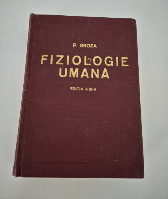 Medicina P Groza Fiziologie umana Editia a treia