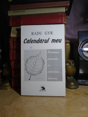 RADU GYR - CALENDARUL MEU : PRIETENII, MOMENTE SI ATITUDINI , 1996 * foto