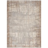 Covor Model Calvin Klein CK950, Crem, Bej, Gri, Marime 66 x 114 cm, Modern, Ideal pentru Living, Dormitor, Birou, Sufragerie