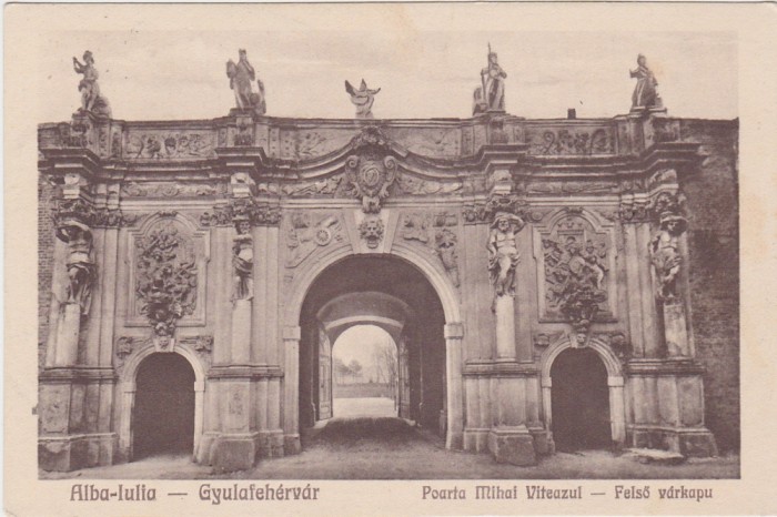 CP Alba Iulia Gyulafehervar Poarta Mihai Viteazul Felso Varkapu ND