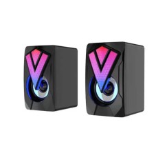 2 buc boxe LED-uri USB de Calculator Difuzoare Stereo Bass Desktop PC foto