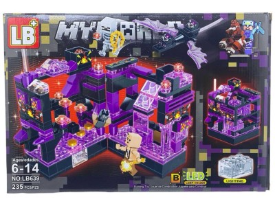 Set Constructie Minecraft Regatul Intunecat LED - 235 piese- NO.LB.639B foto