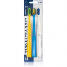 WOOM Toothbrush 5200 Ultra Soft periuțe de dinți 3 buc