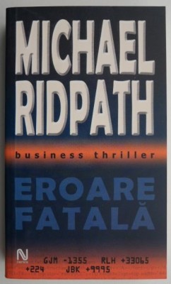 Eroare fatala &amp;ndash; Michael Ridpath foto