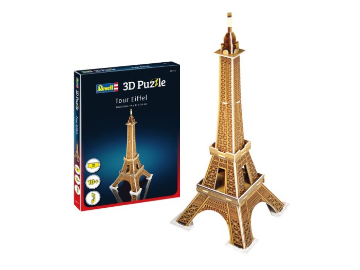 Mini 3D Puzzle Turnul Eiffel, 20 piese