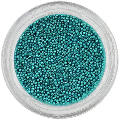 Perle decorative 0,5mm - albastru-verde foto