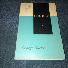 GEORGE ULIERU - SCRIERI