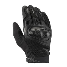 Manusi barbati Roadster vara piele/textil Ixon model Rise Air 2 MS culoare: negru - degete tactile, S (7/8)