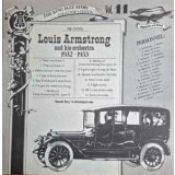 Vinil LP Louis Armstrong And His Orchestra &lrm;&ndash; High Society 1932-1933 (VG+)