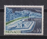 MONACO 1962 ARHITECTURA MI.693 MNH, Nestampilat