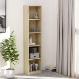 Cumpara ieftin Bibliotecă cu 5 rafturi stejar sonoma 40x24x175cm lemn compozit