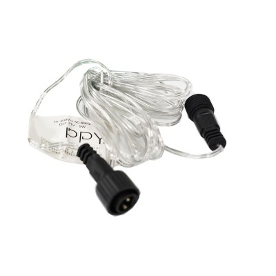 Prelungitor instalatie luminoasa, cu 3 m, 230v alimentare stabila, fir transparent foto
